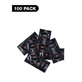 EXS Black Latex Condoms - Condoms - 100 Pieces