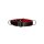 Shots Deluxe Bondage Collar black, red one size fits all