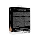 Shots mens harness with collar black one size fits all