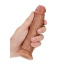 Curved Realistic Dildo with Suction Cup - 6" / 15,5 cm