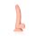 Curved Realistic Dildo with Balls and Suction Cup - 7" / 18 cm