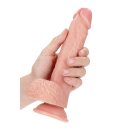 Straight Realistic Dildo with Balls and Suction Cup - 8" / 20,5 cm