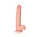 Straight Realistic Dildo with Balls and Suction Cup - 12" / 30,5 cm