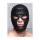 XR Brands Scorpion face mask with removable blindfold + mouth cover black, red