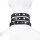 Tripple O-Ring Strap Collar PU-Leather