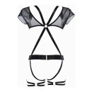 Allure St. Tropez Babe Suspender OS Black