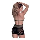 Magic Silk - Seamless Halter Dress - One Size - Black