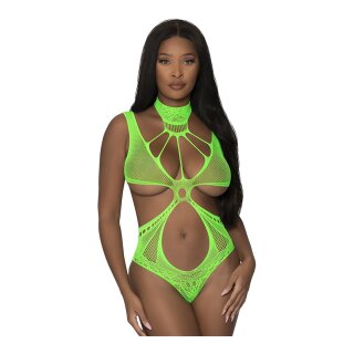 Magic Silk - Seamless Teddy - One Size - Lime