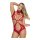 Magic Silk - Seamless Teddy - One Size - Red