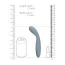 Loveline Ultra Soft Silikon G-Punkt Vibrator grau