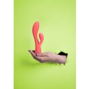 Loveline Glatter ultra softer Silikon Rabbit-Vibrator rosa