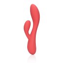 Loveline Glatter ultra softer Silikon Rabbit-Vibrator rosa