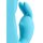 Loveline gerippter ultra softer Silikon Rabbit Vibrator gletscherblau