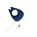 Loveline Vibrierender Penis-Ring mit Spitze blau