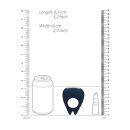 Loveline Vibrierender Penis-Ring mit Spitze blau