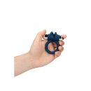 Loveline Vibrating Rabbit Penis Ring blue
