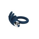 Loveline Vibrating Rabbit Penis Ring blue