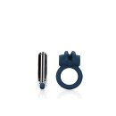 Loveline Vibrating Rabbit Penis Ring blue
