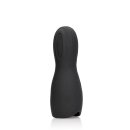 Loveline Vibrating Masturbator Sleeve Licorice Black