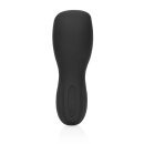 Loveline Vibrating Masturbator Sleeve Licorice Black