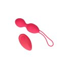 Loveline Vibro Ei mit Fernbedienung Erdbeerrot