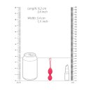 Loveline Vibro Ei mit Fernbedienung Erdbeerrot