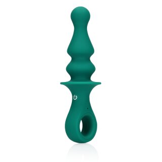 Loveline anal vibrator peacock feather green