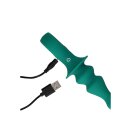 Loveline anal vibrator peacock feather green