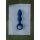 Loveline anal plug in drop shape blue 2,8 cm