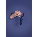 Loveline anal plug in drop shape blue 3.3 cm