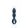 Loveline anal plug in drop shape blue 3.3 cm