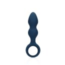 Loveline anal plug in drop shape blue 3.8 cm