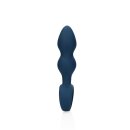 Loveline anal plug in drop shape blue 3.8 cm
