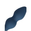 Loveline anal plug in drop shape blue 3.8 cm