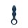 Loveline anal plug in drop shape blue 3.8 cm