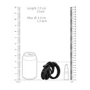 ManCage Modell 23 Keuschheitskäfig schwarz 6,5 cm