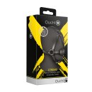 Shots head harness with solid ball gag black