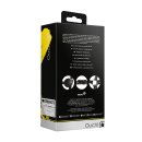 Shots head harness with solid ball gag black