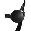 Shots head harness with eye mask and solid ball gag black