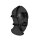 Shots head harness with eye mask and solid ball gag black