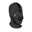 Shots head harness with breathable ball gag and nose hook...