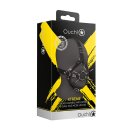 Shots head harness with spider mouth gag and nose hook black