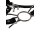 Shots head harness with spider mouth gag and nose hook black