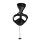 Shots head harness with open mouth gag, stopper and funnel black