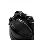 Shots Kopfgeschirr mit Reißverschluss und Schloss schwarz