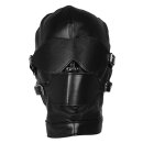 Shots mask with blindfold and breathable ball gag black