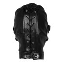 Shots mask with blindfold and breathable ball gag black