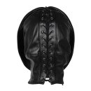 Shots Bondage mask with zipper black