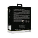 Shots leather mask with blonde ponytail black