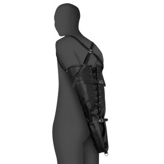 Shots Armfessel mit Schnürung schwarz